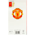 Manchester United FC Personalised Birthday Card, rear view