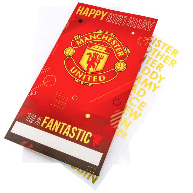 Manchester United FC Personalised Birthday Card collectible from Infinity Collectables 2026