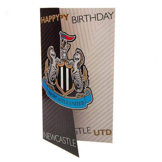 Newcastle United FC Crest Birthday Card, alternate view