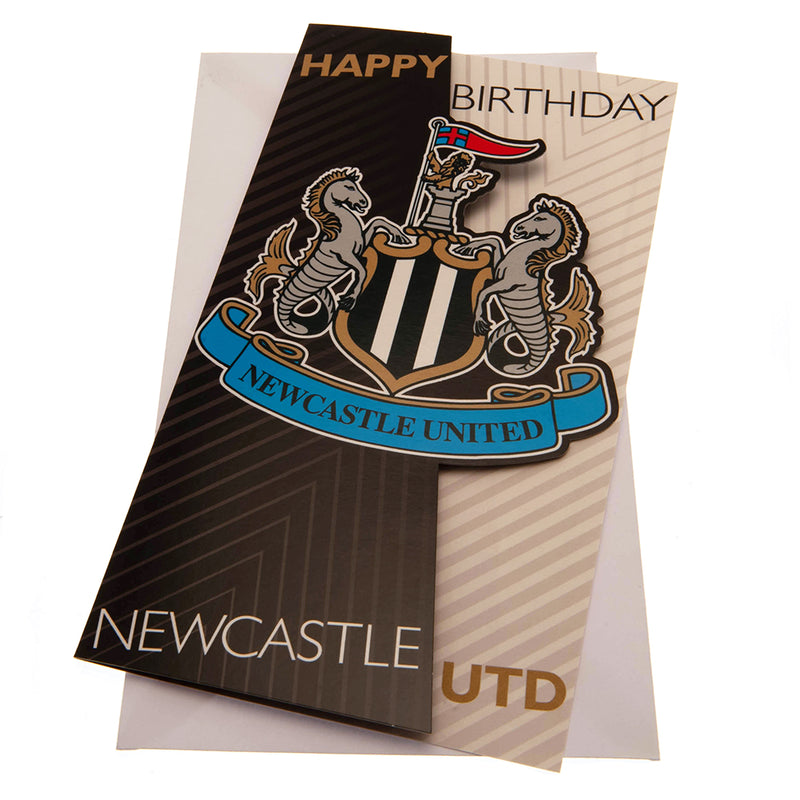 Newcastle United FC Fan Bundle - Newcastle United FC Crest Birthday Card