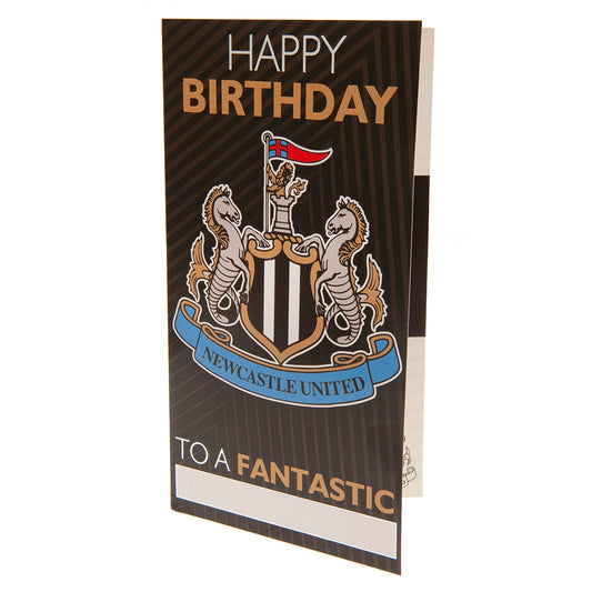 Newcastle United FC Personalised Birthday Card, alternate view