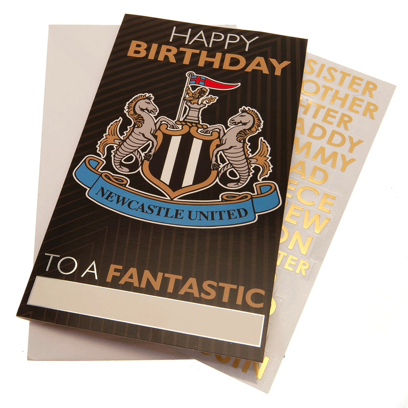 Newcastle United FC Personalised Birthday Card collectible from Infinity Collectables 2026