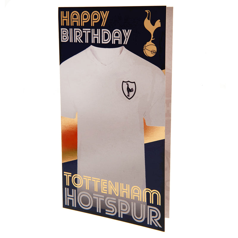 Tottenham Hotspur FC Retro Shirt Birthday Card, alternate view
