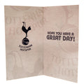 Tottenham Hotspur FC Retro Shirt Birthday Card, side angle