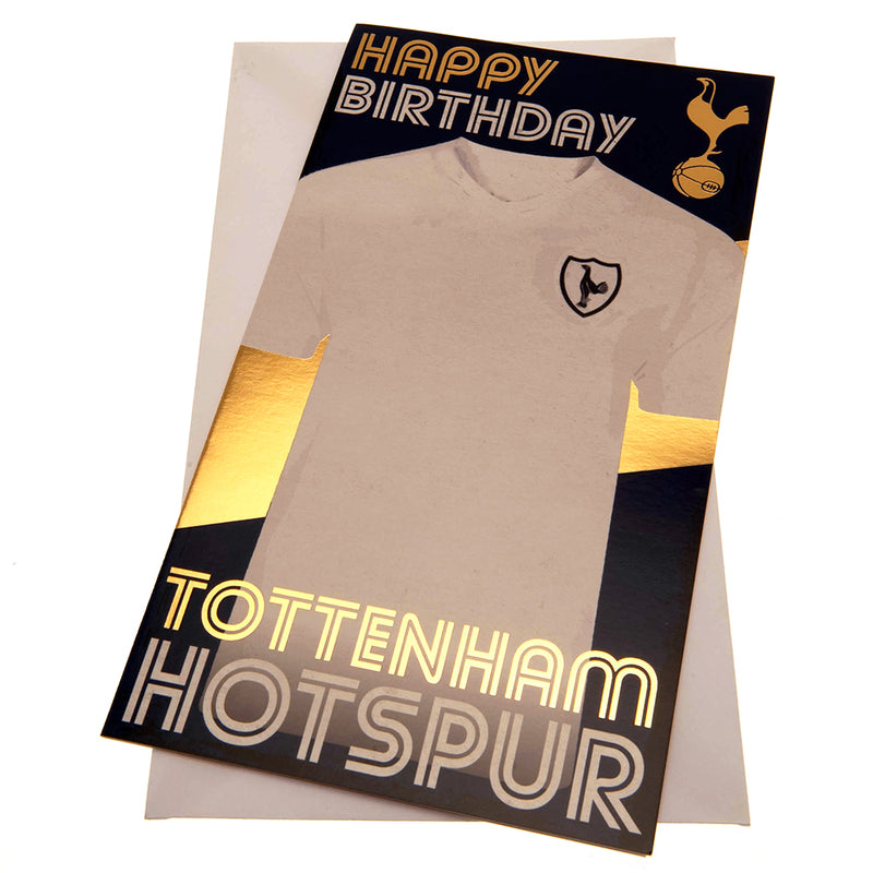 Tottenham Hotspur FC Retro Shirt Birthday Card collectible from Infinity Collectables 2026