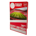 Arsenal FC Birthday Card With Stickers, alternate view