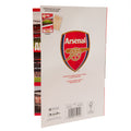 Arsenal FC Birthday Card With Stickers, rear view