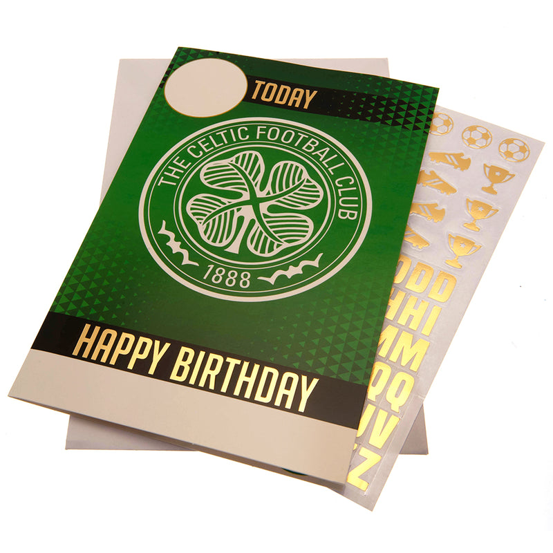 Celtic FC Birthday Card With Stickers collectible from Infinity Collectables 2026