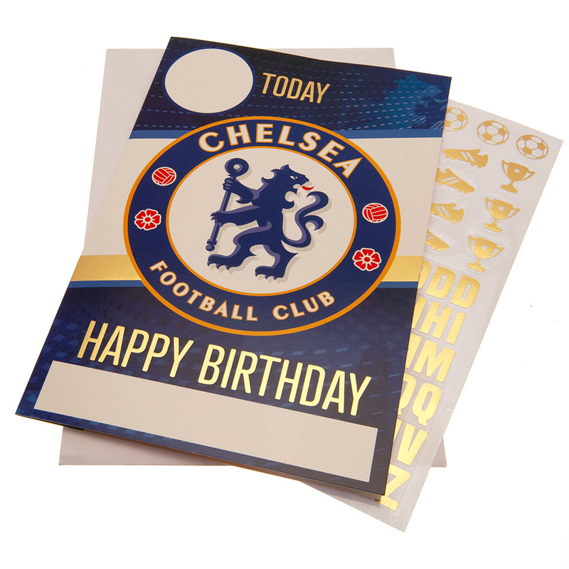 Chelsea FC Birthday Card With Stickers collectible from Infinity Collectables 2026