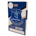 Everton FC Birthday Card With Stickers, alternate view
