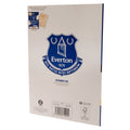 Everton FC Birthday Card With Stickers, rear view