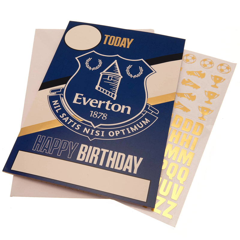 Everton FC Birthday Card With Stickers collectible from Infinity Collectables 2026