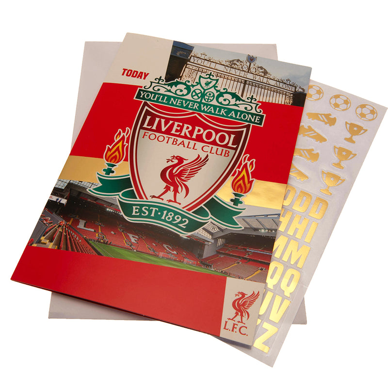 Liverpool FC Birthday Card With Stickers collectible from Infinity Collectables 2026