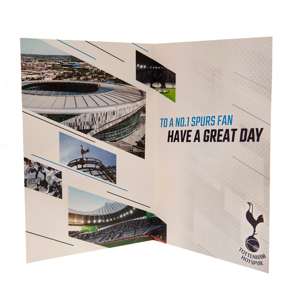 Tottenham Hotspur FC Birthday Card With Stickers