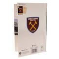 West Ham United FC Birthday Card With Stickers, rear view