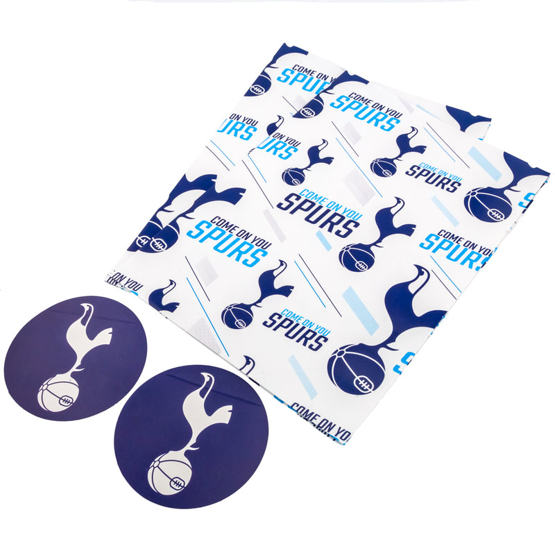 Tottenham Hotspur FC Text Gift Wrap, side angle