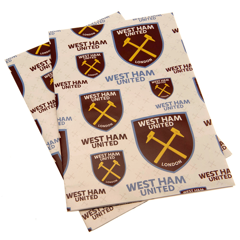 West Ham United FC Text Gift Wrap