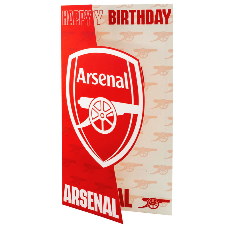 Arsenal FC Crest Birthday Card, alternate view