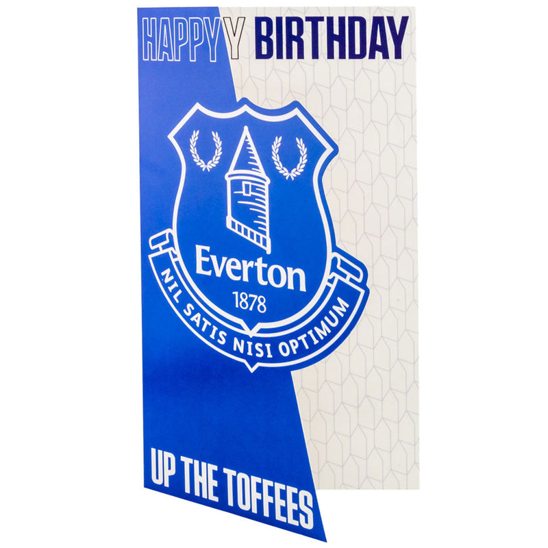 Everton FC Crest Birthday Card, alternate view