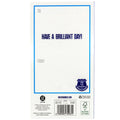 Everton FC Crest Birthday Card, close-up detail