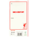 Liverpool FC Crest Birthday Card, close-up detail