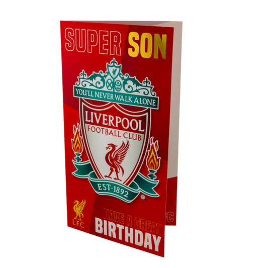 Liverpool FC Super Son Birthday Card, alternate view