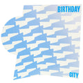Manchester City FC Crest Birthday Card, side angle