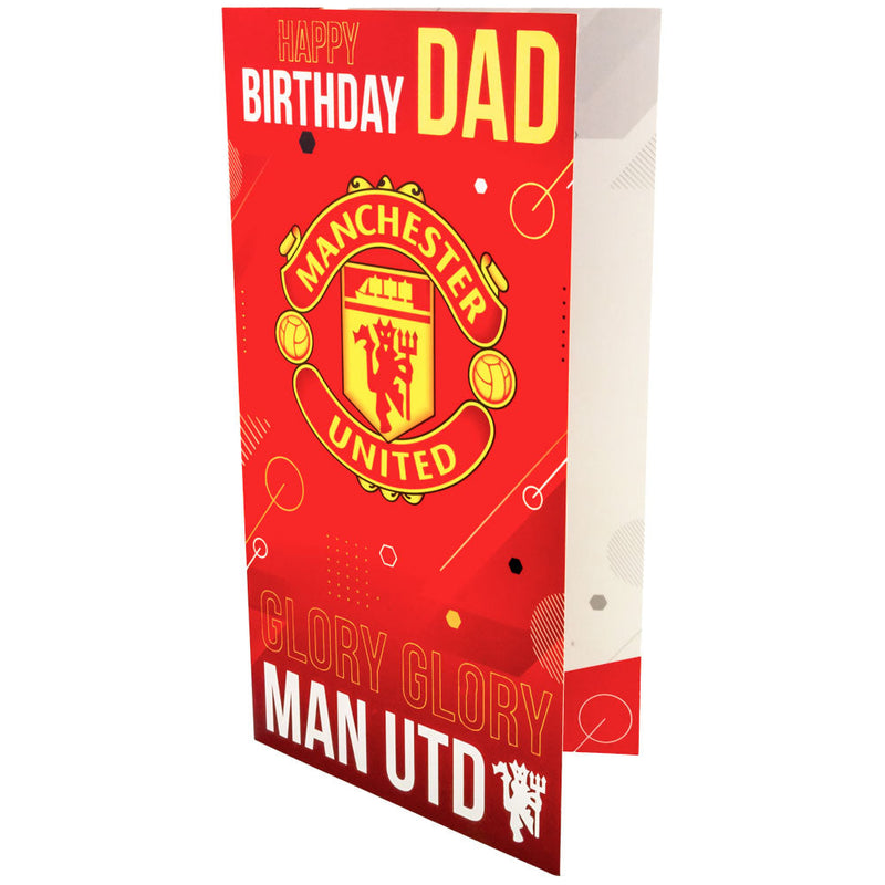 Manchester United FC Dad Birthday Card, alternate view
