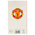 Manchester United FC Dad Birthday Card, close-up detail