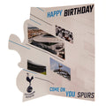 Tottenham Hotspur FC Crest Birthday Card, side angle