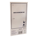 Tottenham Hotspur FC Crest Birthday Card, close-up detail