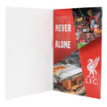 Liverpool FC Musical Birthday Card, side angle