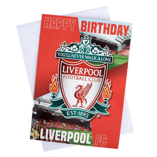 Liverpool FC Musical Birthday Card collectible from Infinity Collectables 2026