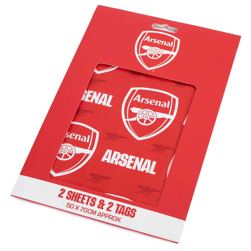 Arsenal FC Text Gift Wrap, rear view