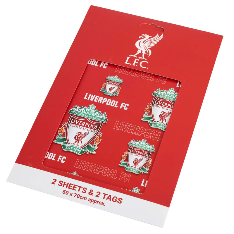 Liverpool FC Text Gift Wrap