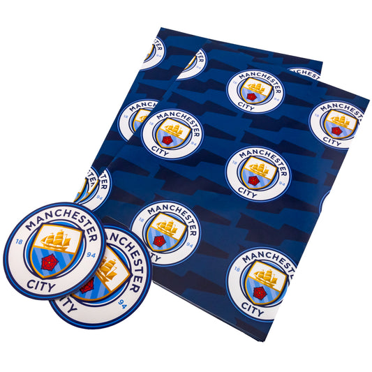 Manchester City FC Text Gift Wrap collectible from Infinity Collectables 2026