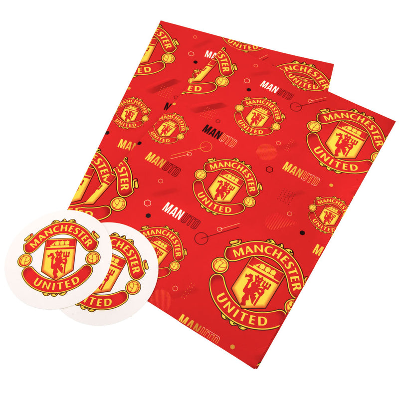 Manchester United FC Text Gift Wrap collectible from Infinity Collectables 2026