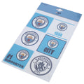 Manchester City FC Car Decal Set, side angle