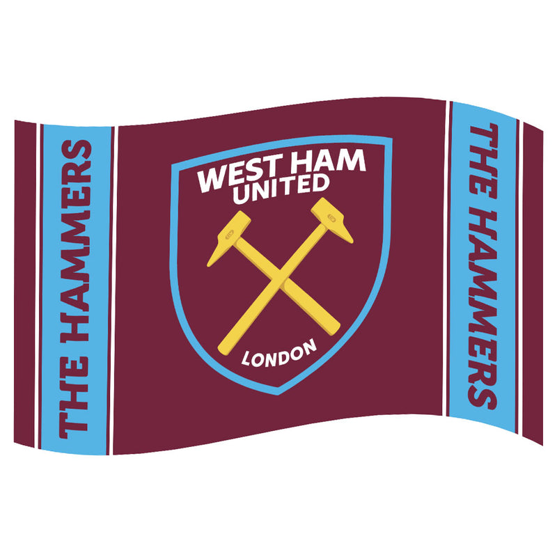 West Ham United FC Crest Stripe Flag collectible from Infinity Collectables 2026