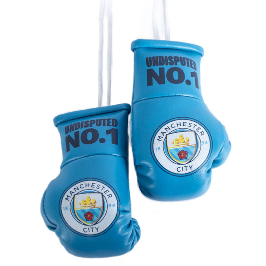 Manchester City FC Mini Boxing Gloves collectible from Infinity Collectables 2026