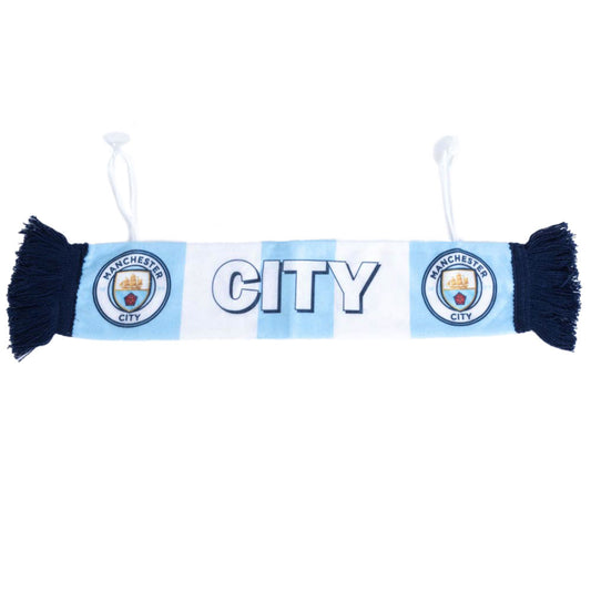 Manchester City FC Mini Car Bar Scarf collectible from Infinity Collectables 2026