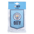 Manchester City FC Mini Pennant, close-up detail