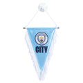 Manchester City FC Triangular Mini Pennant, side angle