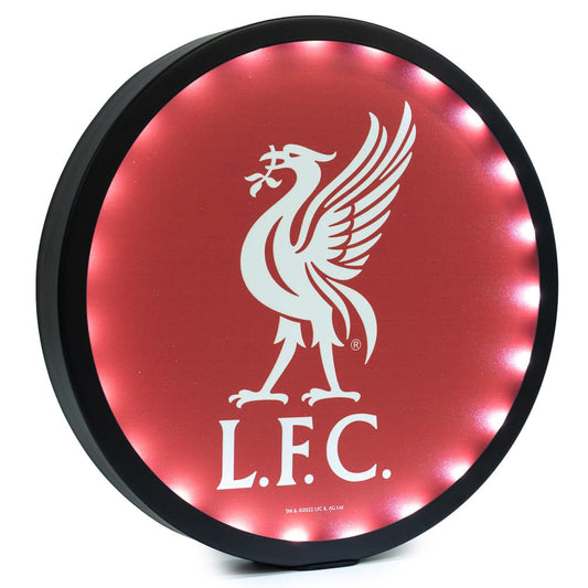 Liverpool FC Metal LED Logo Sign, alternate view