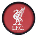 Liverpool FC Metal LED Logo Sign, side angle