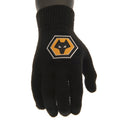 Wolverhampton Wanderers FC Knitted Gloves Junior, alternate view