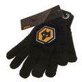 Wolverhampton Wanderers FC Knitted Gloves Junior, side angle