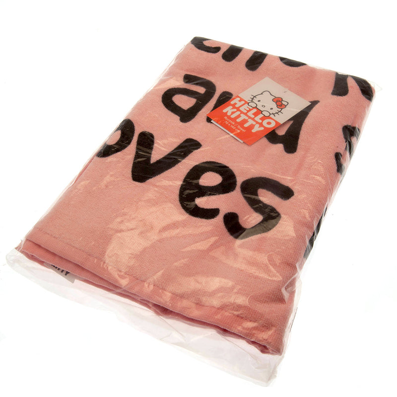 Hello Kitty Towel, side angle