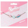 Barbie Silver Plated Charm Bracelet, side angle