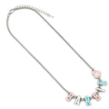 Barbie Silver Plated Enamel Letter Necklace, alternate view